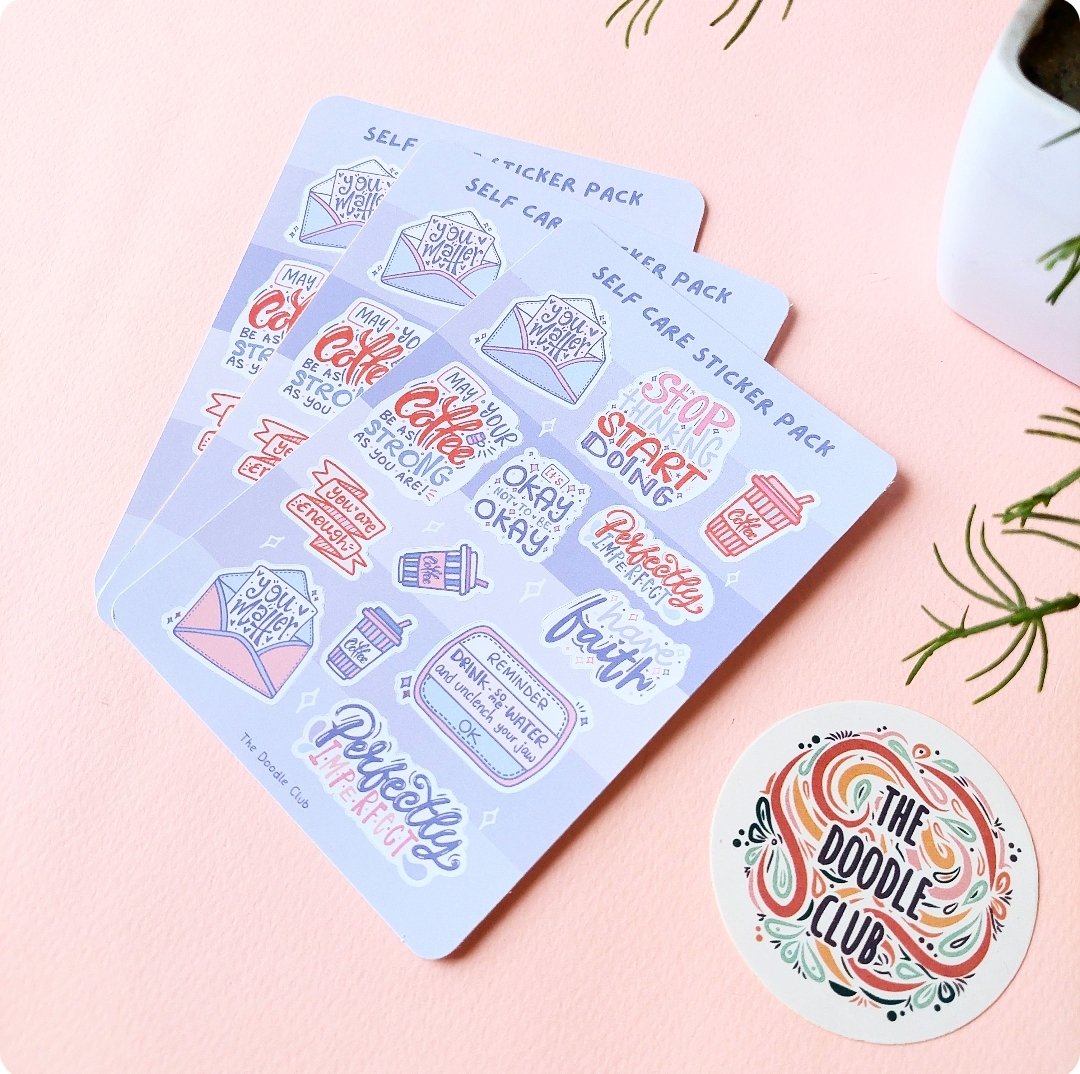 Self Care Sticker Sheet