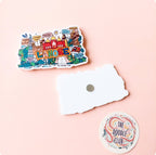 Set of 3 Acrylic Fridge Magnets