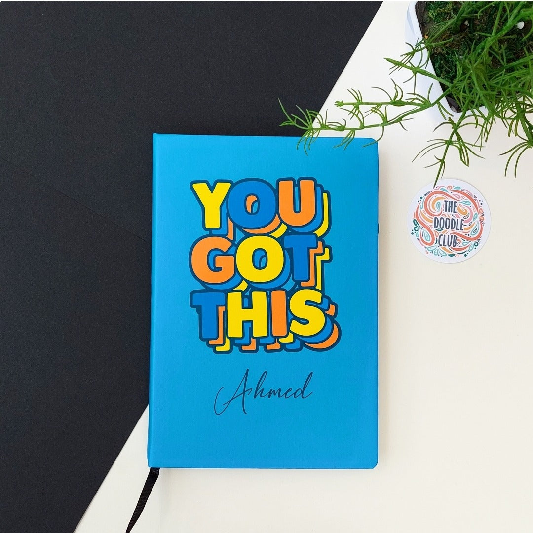 You Got This Named Journal - Aqua Blue (Pre-paid)