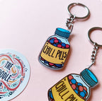 Chill Pills Acrylic Keychain