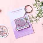 Not your Purroperty - Cat Acrylic Keychain
