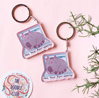 Not your Purroperty - Cat Acrylic Keychain