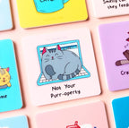 Not Your Purr-Operty Acrylic Coaster