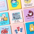 Not Your Purr-Operty Acrylic Coaster
