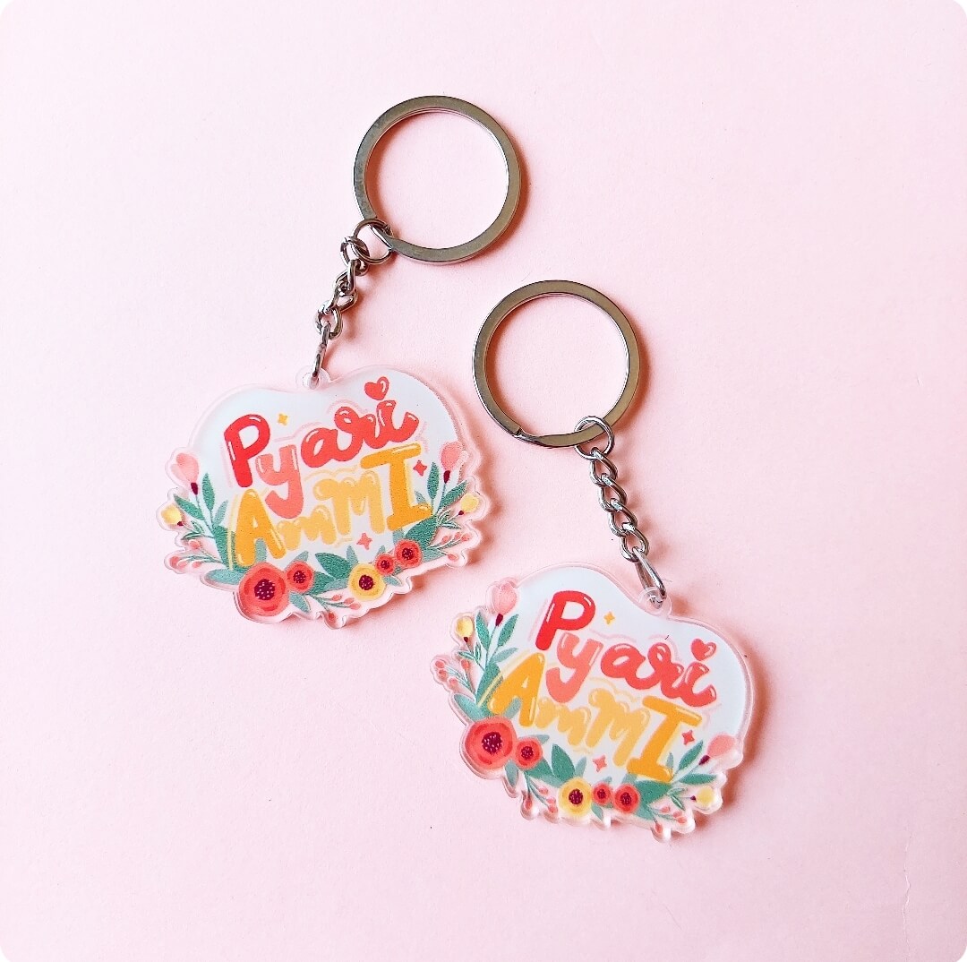 Pyari Ammi Acrylic Keychain
