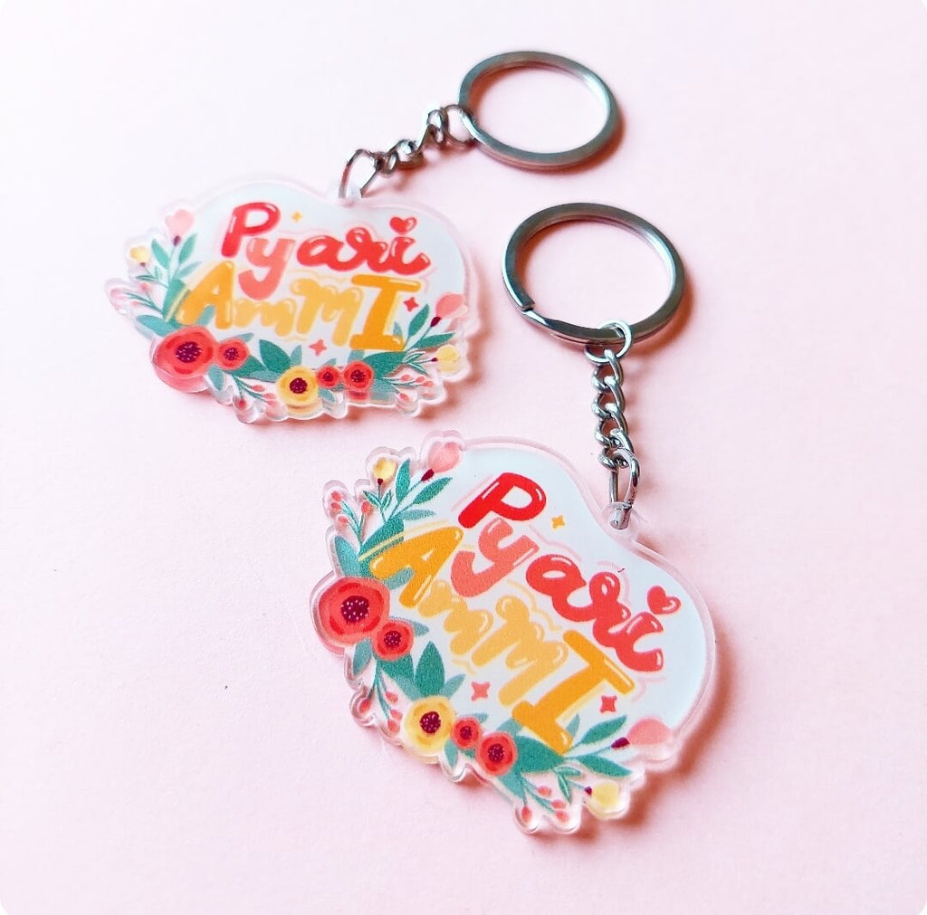 Pyari Ammi Acrylic Keychain