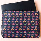 Rainbow Stars Dark Laptop Sleeve