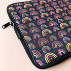 Rainbow Stars Dark Laptop Sleeve