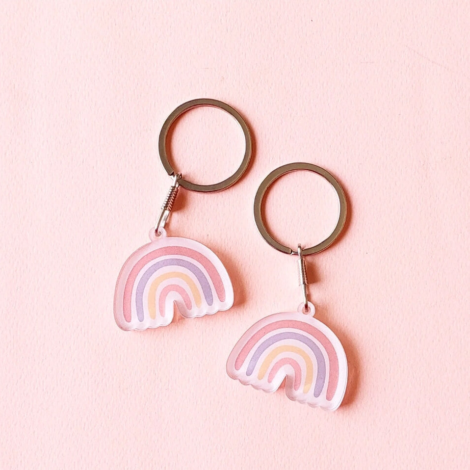 Rainbow Acrylic Keychain