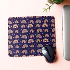 Rainbow Boho Dark - Mousepad