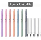 Premium Rolling Ball Gel pen + 2 Black Ink Refills