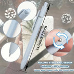 Premium Rolling Ball Gel pen + 2 Black Ink Refills