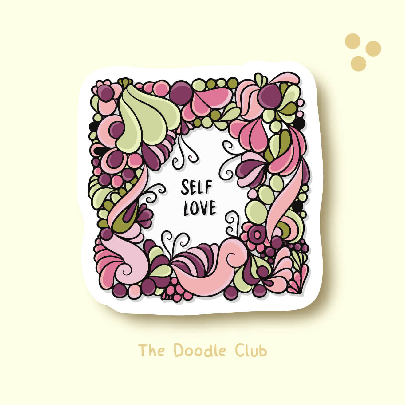 Self Love Glossy Sticker