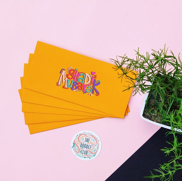 Shadi Mubarak - Mustard Yellow Envelopes