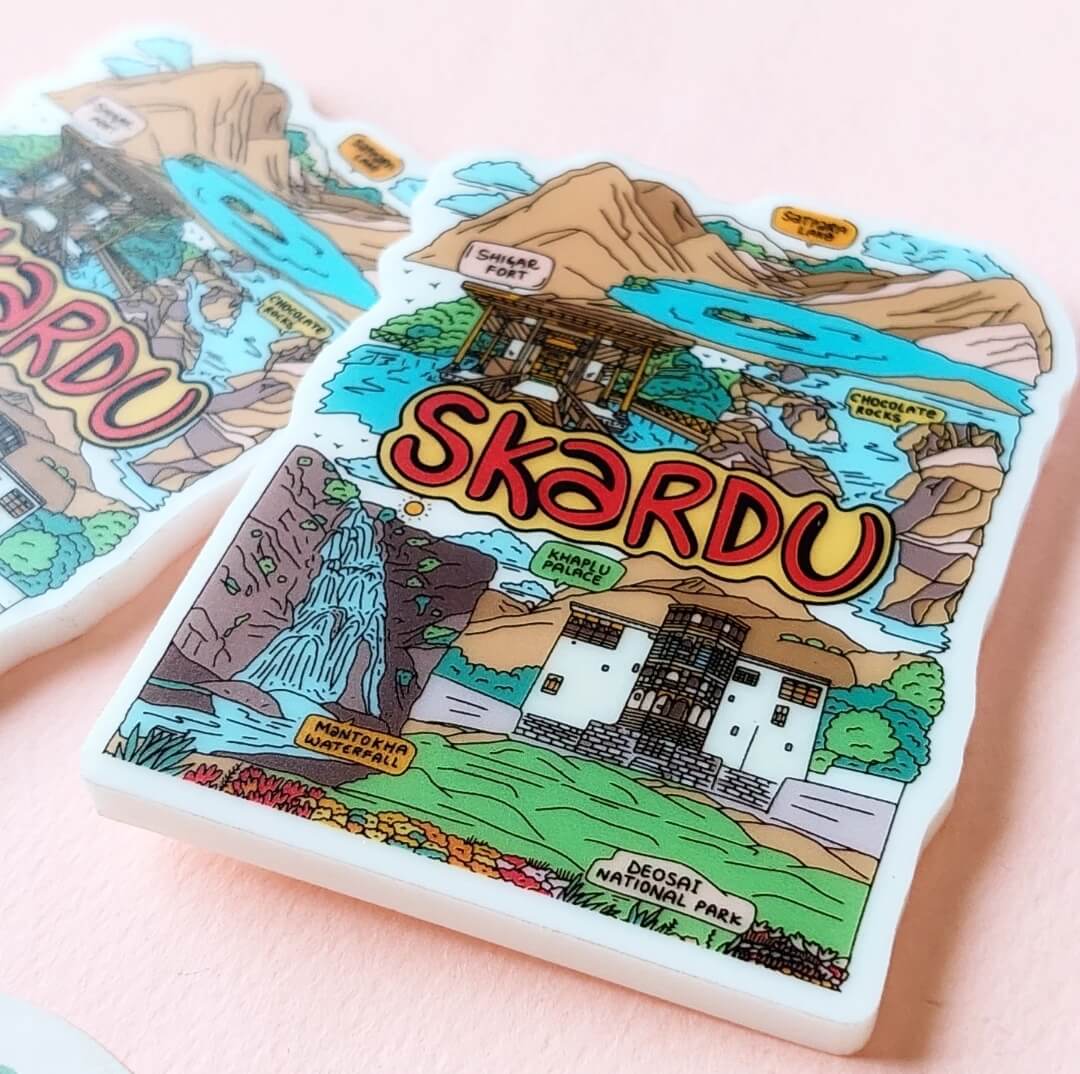 Skardu Acrylic Magnet