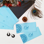 Blue Side Mandala - Eid Mubarak Envelopes