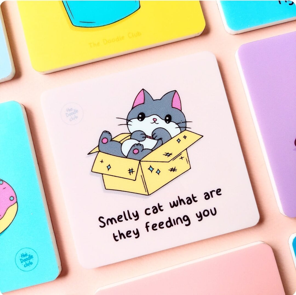 Smelly Cat Acrylic Coaster