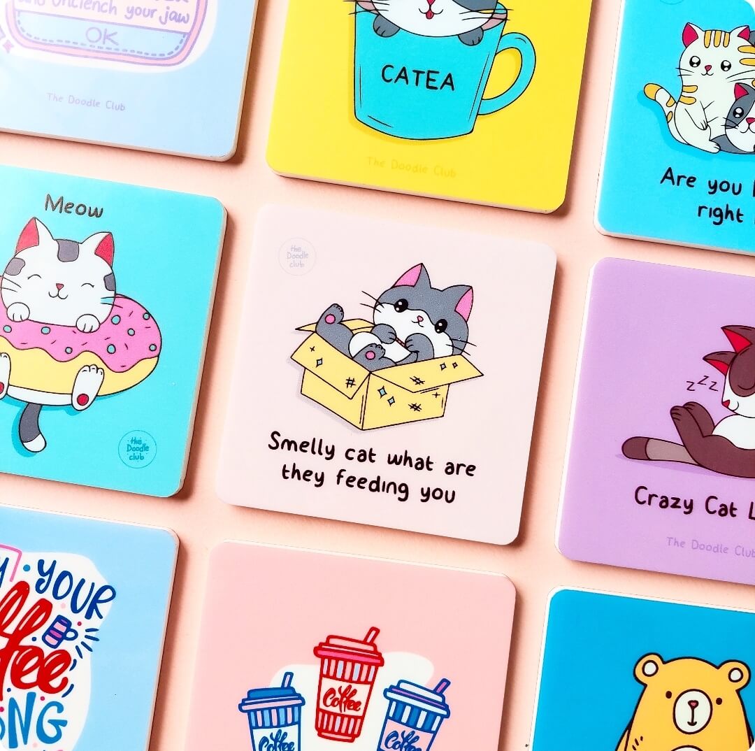 Smelly Cat Acrylic Coaster