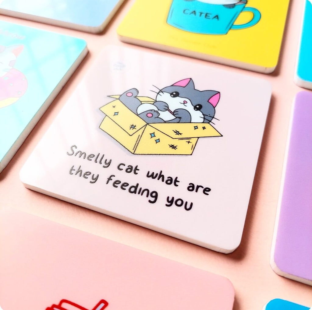 Smelly Cat Acrylic Coaster