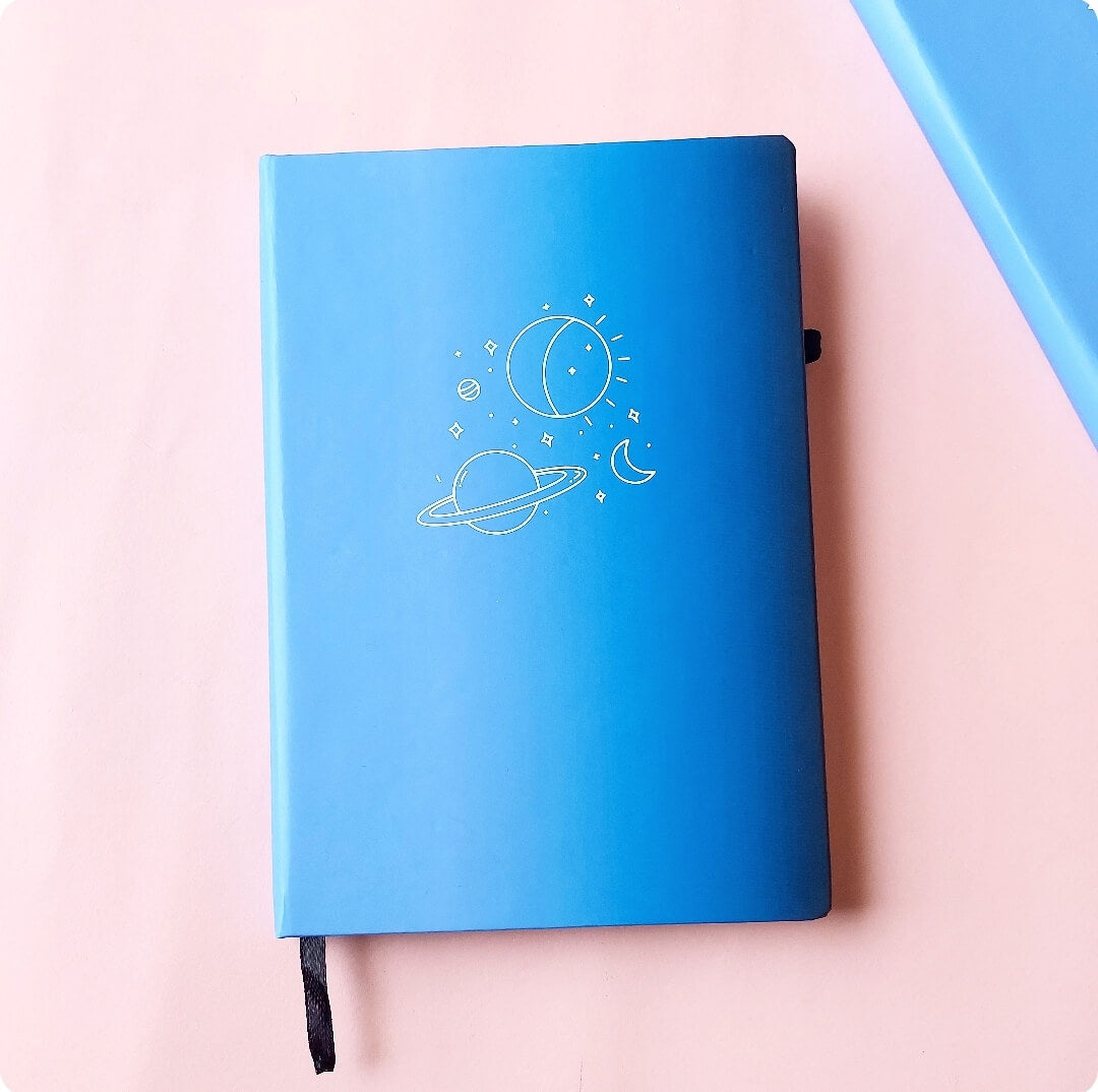 Minimalistic Space Doodle Gradient Journal