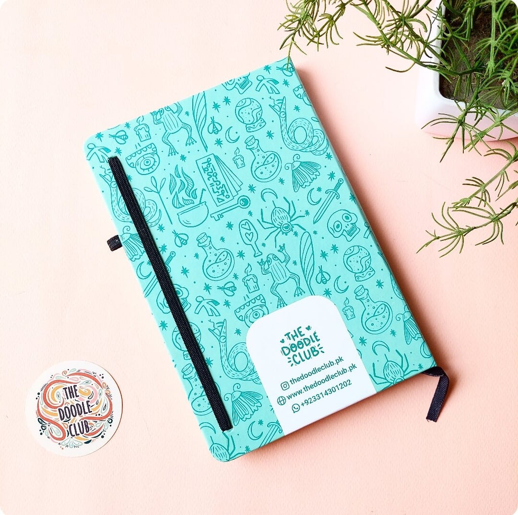 Spellbound Scribbles - Mint Green Journal