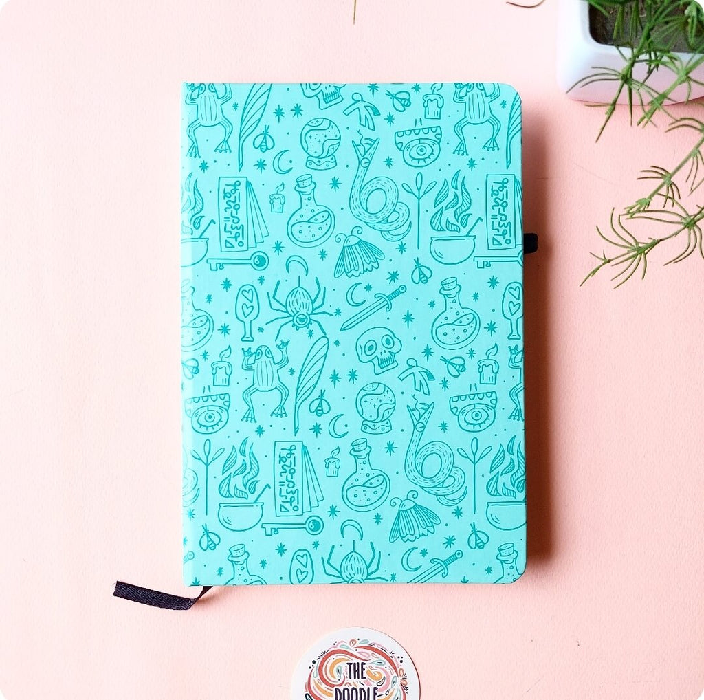 Spellbound Scribbles - Mint Green Journal