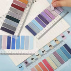10-Solid Color Sticky Notes Set, 200 Sheets
