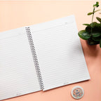 Student Life Doodle A4 Spiral Notebook