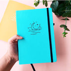 Turquoise Blue Moon Journal