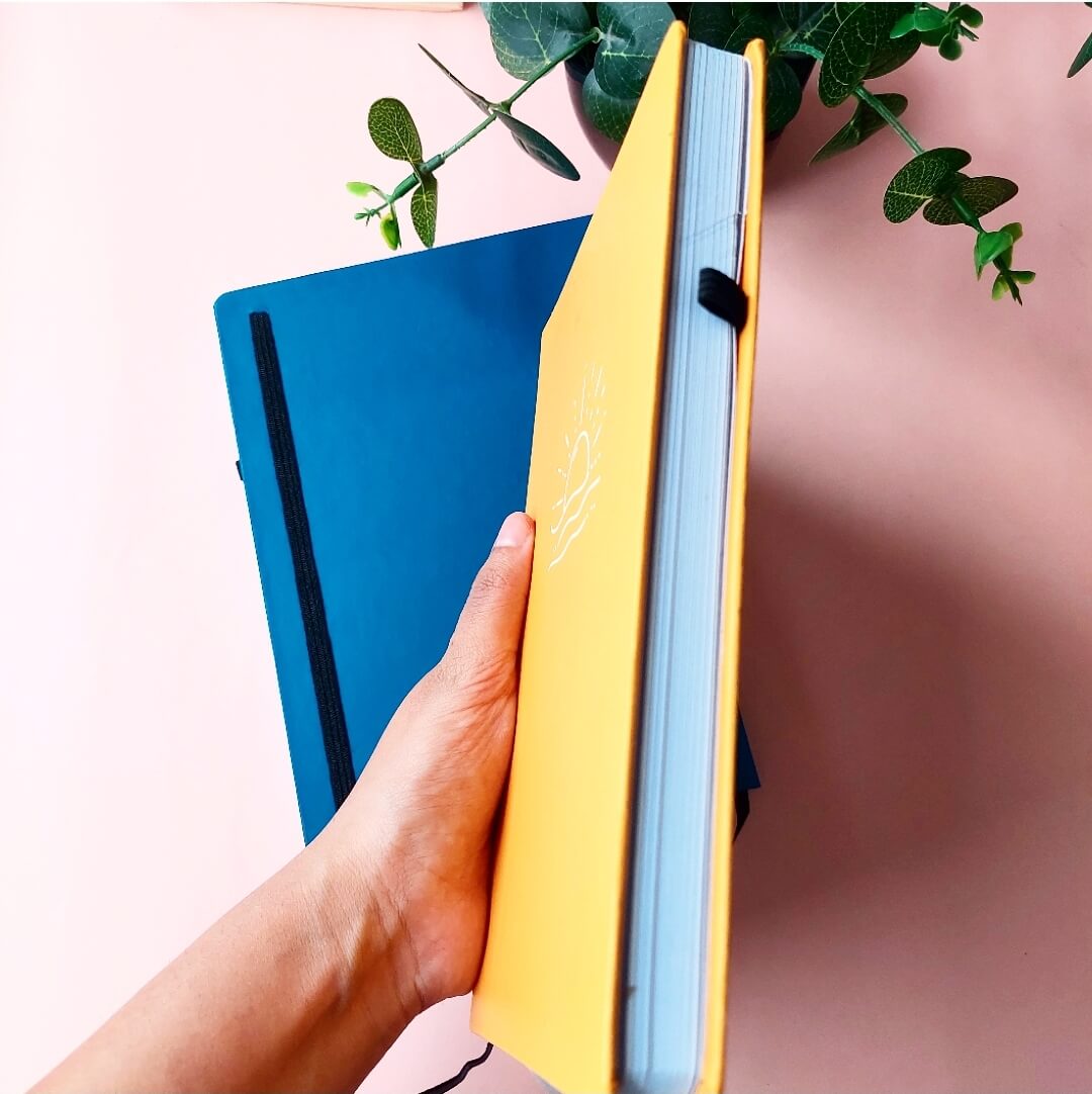 Blue Moon or Yellow Sun Minimalistic Journals