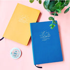 Blue Moon or Yellow Sun Minimalistic Journals