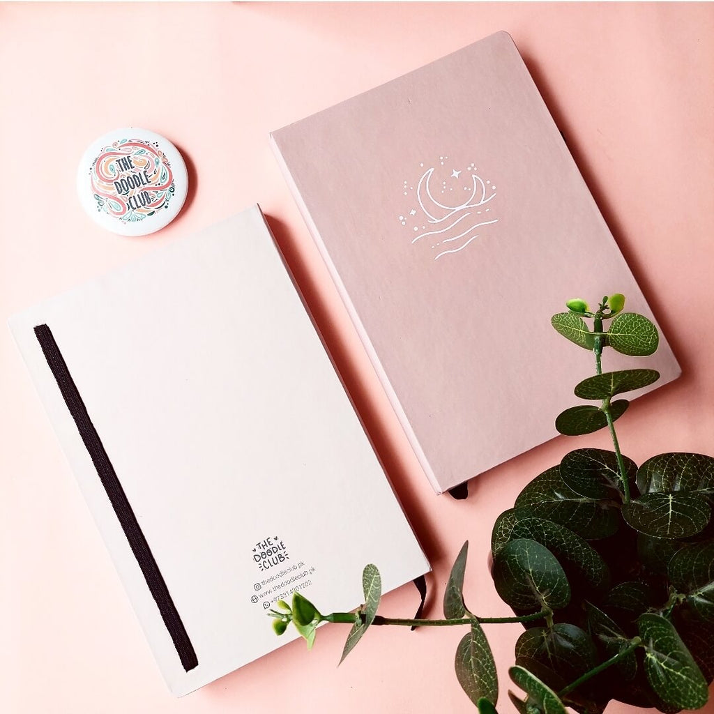 Boho Sun and Moon Minimalistic Journals
