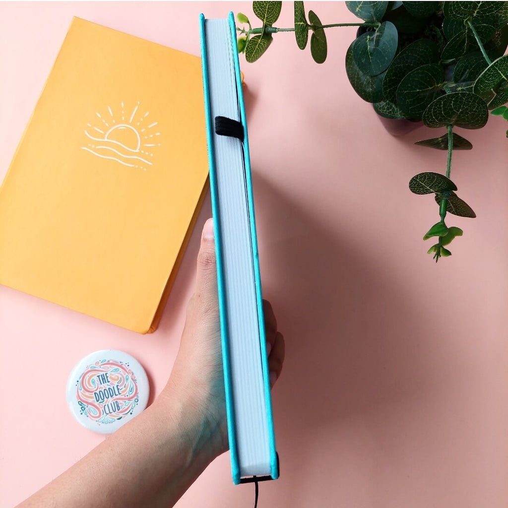 Turquoise Blue Moon Journal