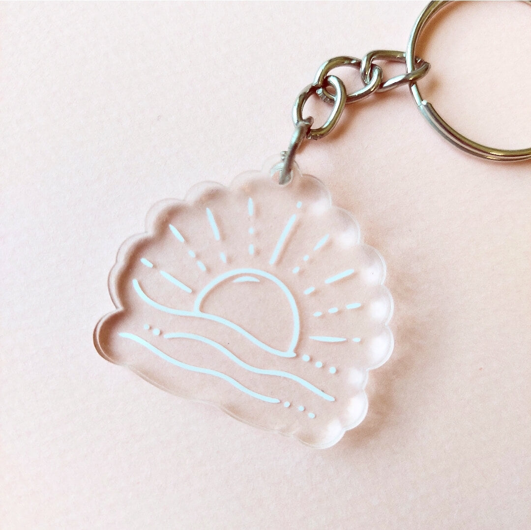 Minor Fault - Sun Minimalistic Acrylic Keychain