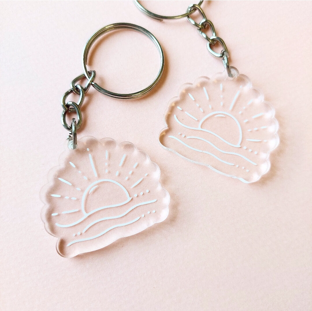 Minor Fault - Sun Minimalistic Acrylic Keychain