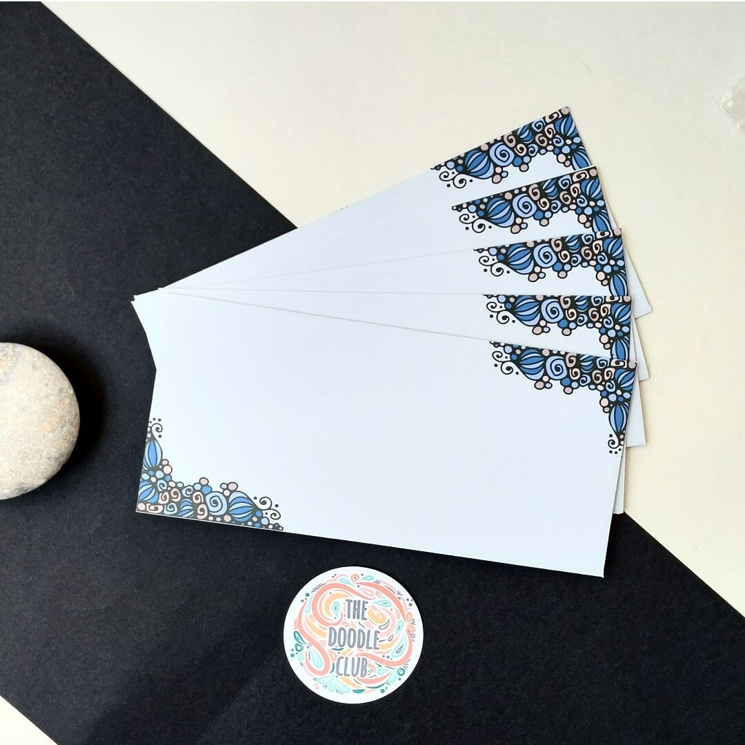 Lilac Swirls All Purpose Envelopes