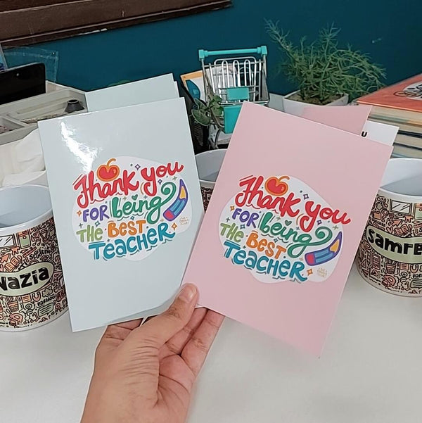 Thank You Card for Teacher - Greeting Cards