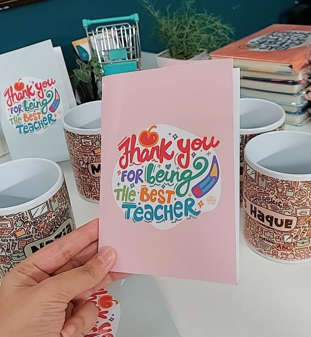 Thank You Card for Teacher - Greeting Cards