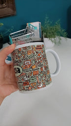 Doodled Teacher Named Mugs (Pre-paid)