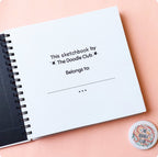 The Doodle Sketchbook - Blue & Orange