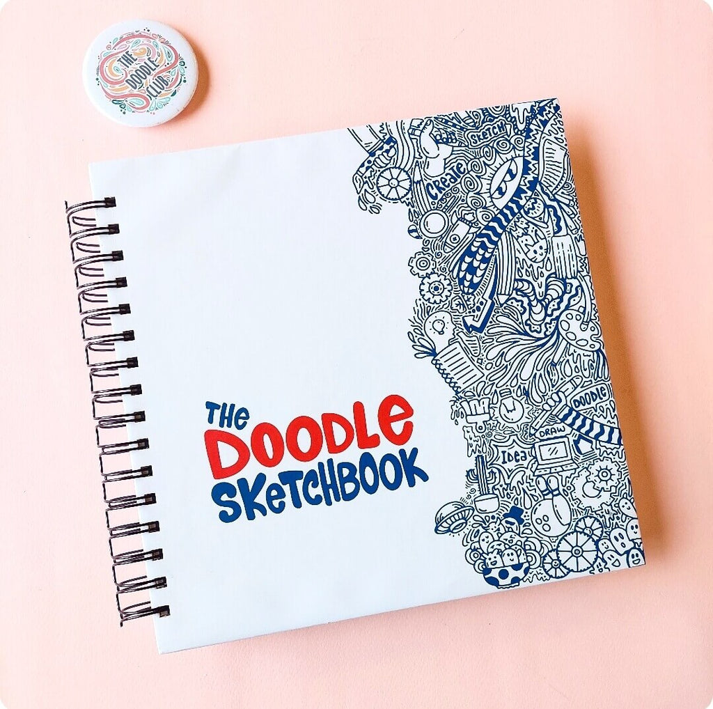 The Doodle Sketchbook - Blue & Orange