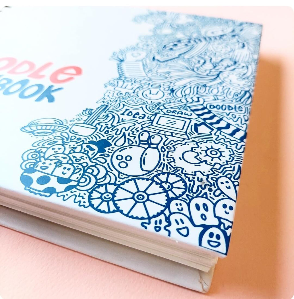 The Doodle Sketchbook - Blue & Orange