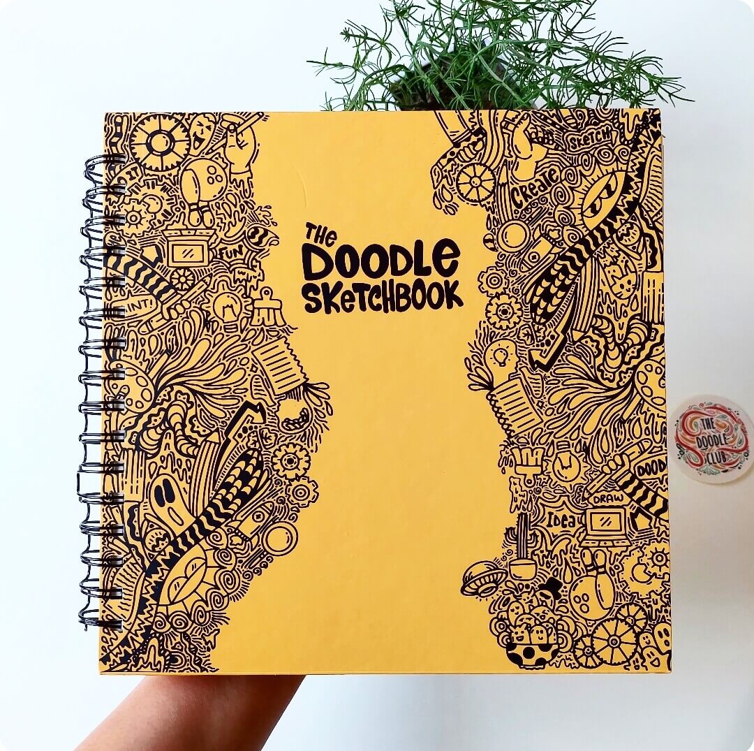 The Doodle Sketchbook - Yellow