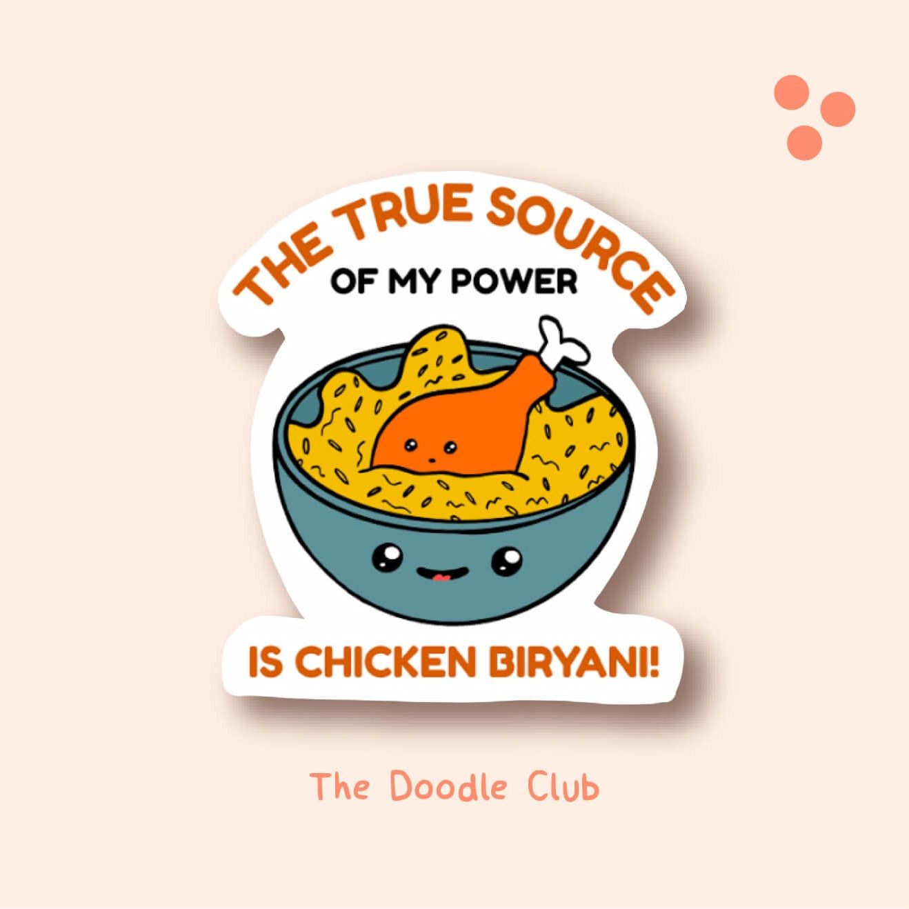 Chicken Biryani Sticker