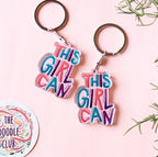 This Girl Can Acrylic Keychain