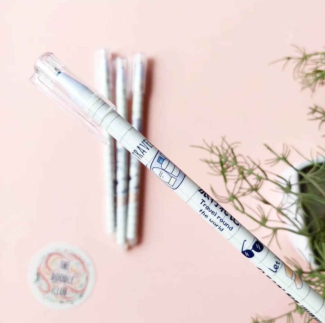 Travel Erasable White Gel Pen