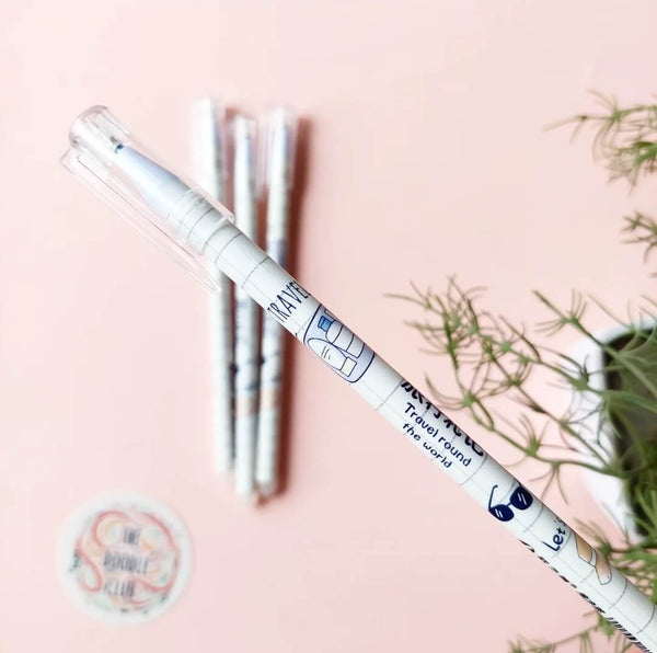 Travel Erasable White Gel Pen
