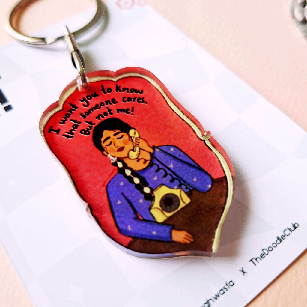 Someone Cares - Acrylic Keychain