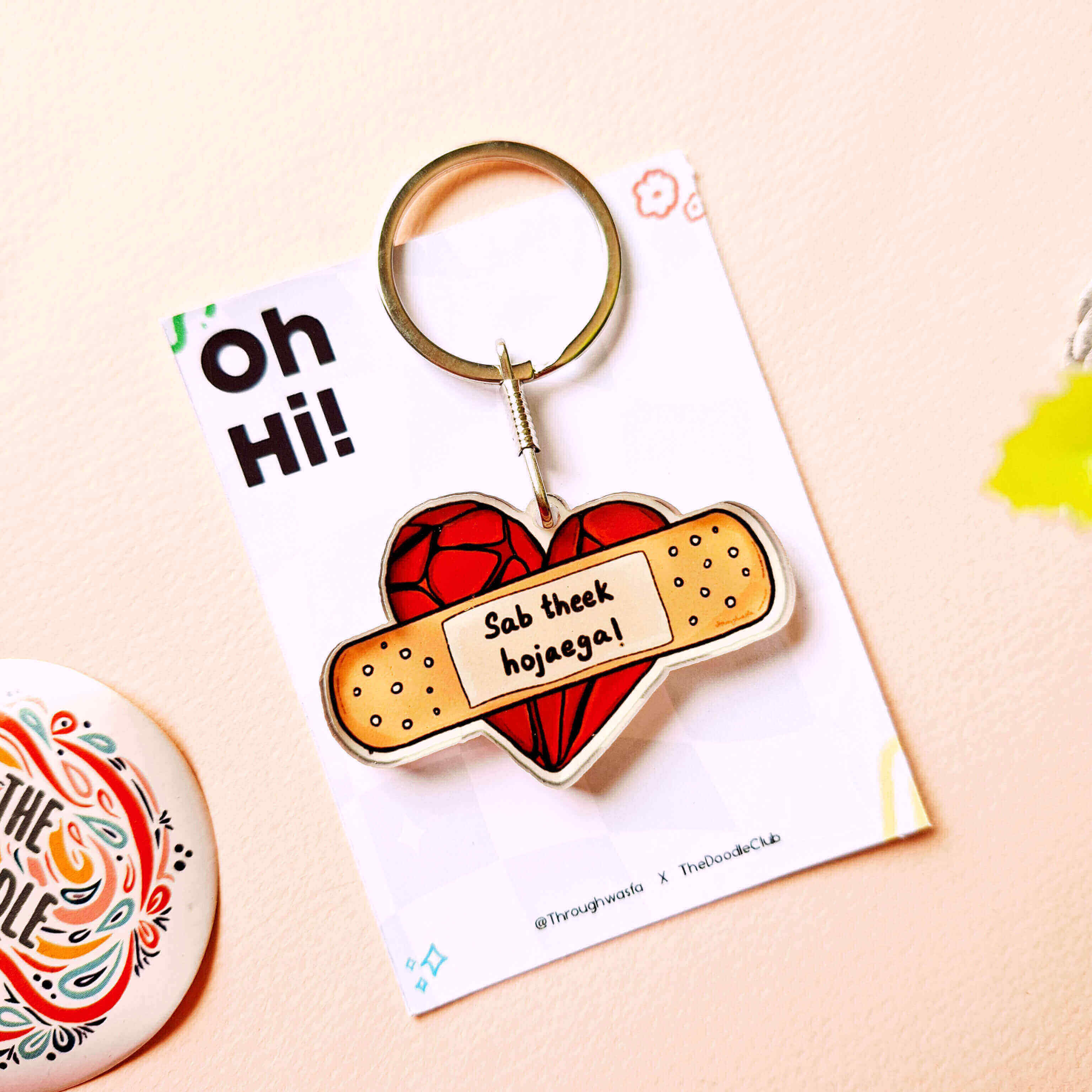 Sab Theek Hojaega - Acrylic Keychain