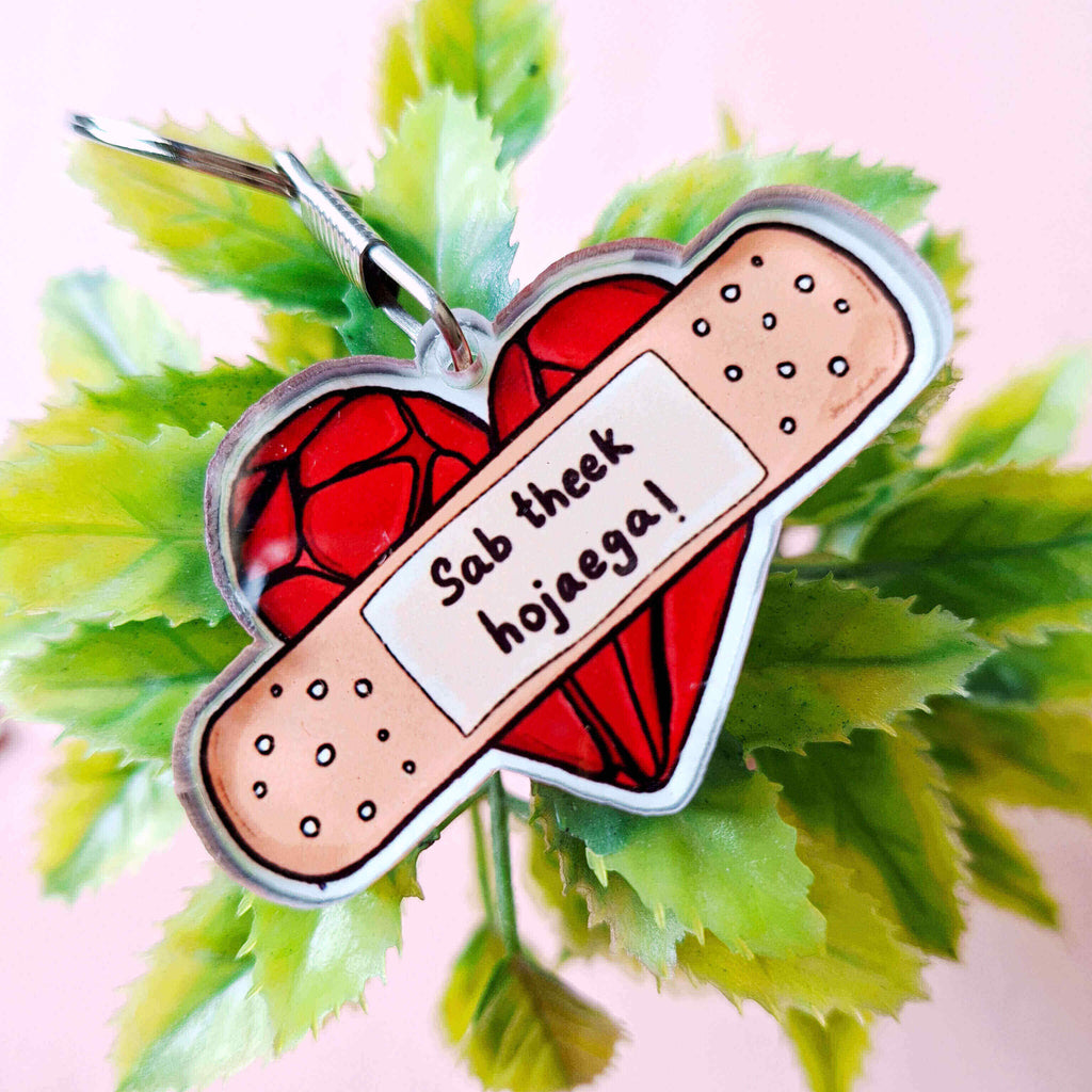 Sab Theek Hojaega - Acrylic Keychain